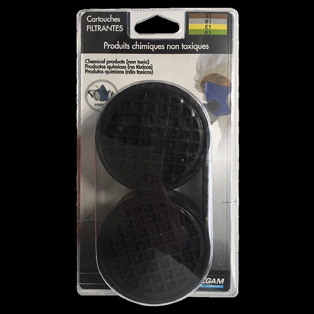 Cartouche filtrante pour demi-masque produit chimique